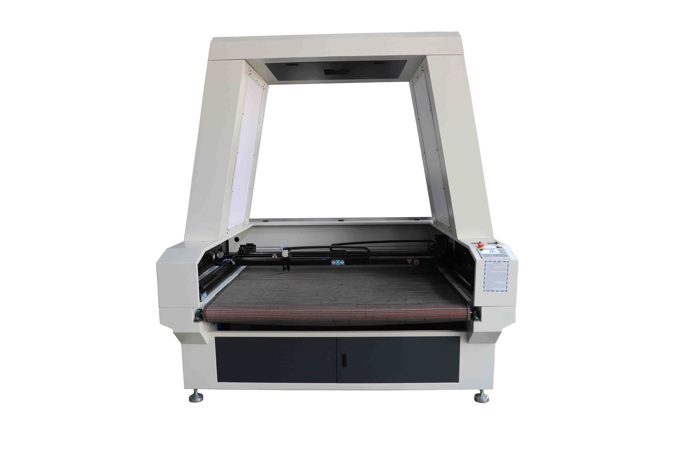 two heads CCD laser cutting machine