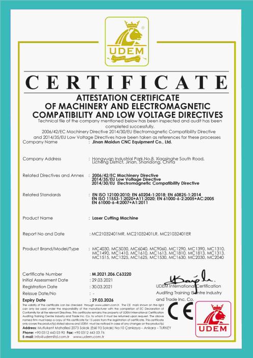 CE Certificates