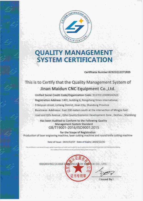 ISO9001 Certificates